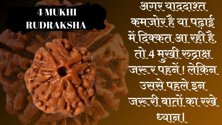 char mukhi rudraksha ke fayde